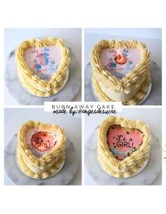 Set imagini personalizate Burn Away Cake 2