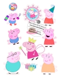 Imagine comestibila Peppa Pig party