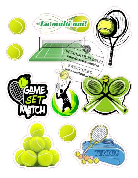 Pasiune pentru tenis, Imagine comestibila