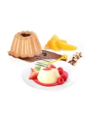 Forma budinca, panna cotta, jeleu (4 cupe)