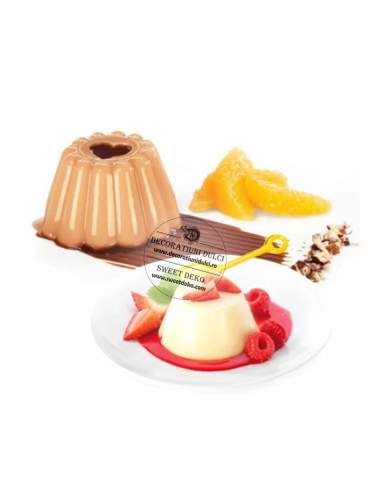 Forma budinca, panna cotta, jeleu (4 cupe)