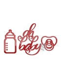 Set toppers bebelus Oh baby | decor pentru tort