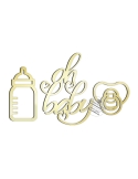 Set toppers bebelus Oh baby | decor pentru tort