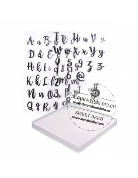 Litere mari, mici si cifre embosare