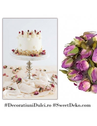 Boboci de trandafir roz de damasc, deshidratati (50g)