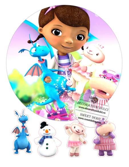 Imagine comestibila Plusica - 1 | Decoratiuni Dulci