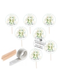 Mini toppers din carton Cu Sfantul Botez