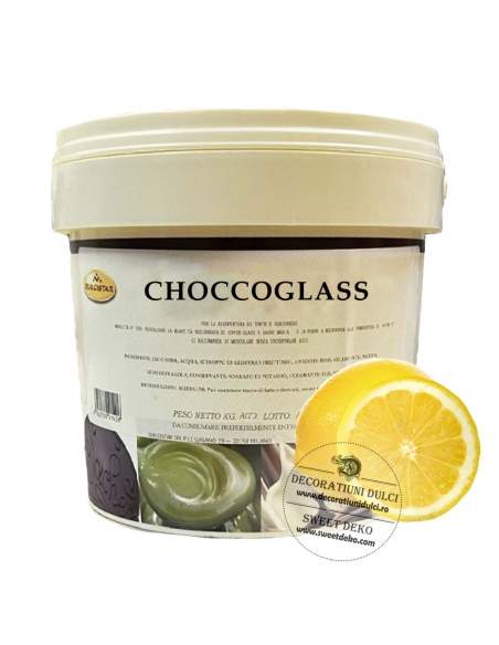 Glazura si crema la cald cu lamaie, Chocoglass Limone Dulcistar (6kg)