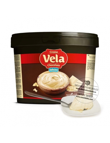 Vela crema cu ciocolata alba, Eucocao (6kg)