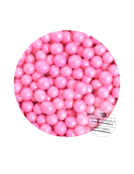 Orez expandat in ciocolata compound roz 500g