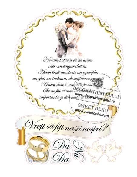 Imagine comestibila Ne-am hotarat! Vreti sa fiti Nasii nostri?