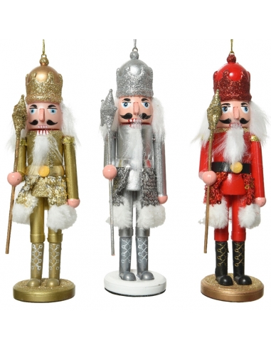 Decoratiune Craciun  Nutcracker colors 17cm Decoris