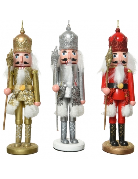 Decoratiune Craciun Nutcracker colors 17cm Decoris