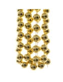 Sirag perle XXL Shiny Gold, ghirlanda 2.7mx2cm Decoris