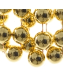Sirag perle XXL shiny gold, ghirlanda 2.7m*2cm Decoris