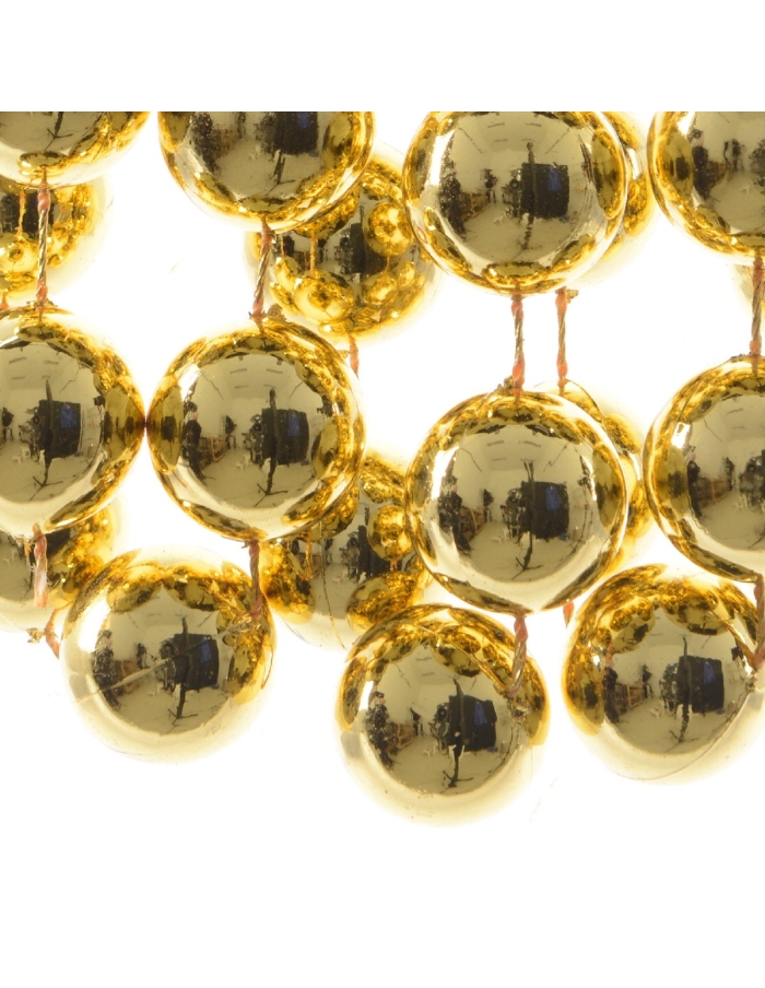 Sirag perle XXL Shiny Gold, ghirlanda 2.7mx2cm Decoris