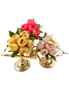 Suport Candy Bar, auriu cu picior 3/set