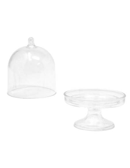 Cupola acrilica transparenta, dom mic 7.5 x 5 cm