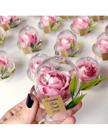 Cupola acrilica transparenta, dom mic 7.5 x 5 cm