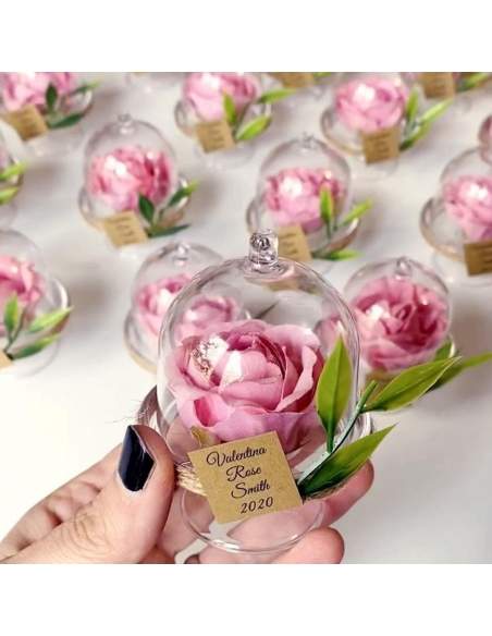 Cupola acrilica transparenta, dom mic 7.5 x 5 cm