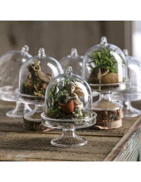 Cupola acrilica transparenta, dom mic 7.5 x 5 cm