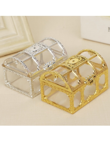 Cufar acrilic auriu, caseta 8cm