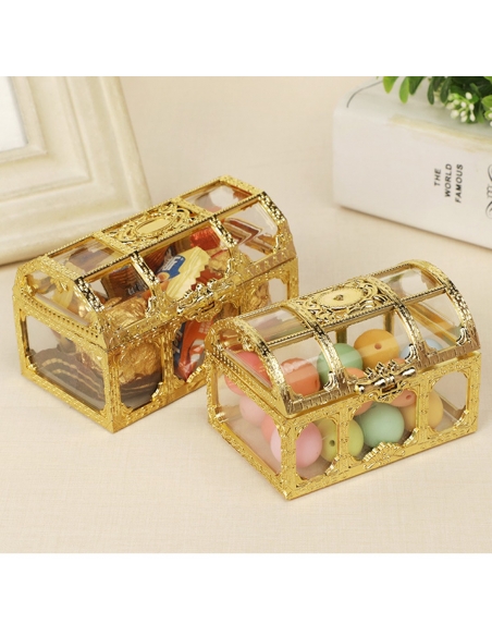 Cufar acrilic auriu, caseta 8cm