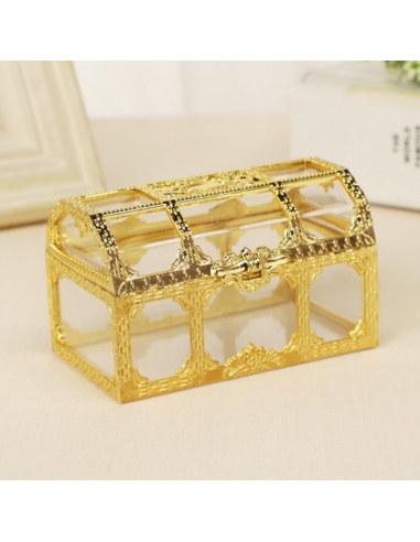 Cufar acrilic auriu, caseta 8cm