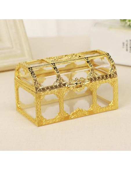 Cufar acrilic auriu, caseta 8cm