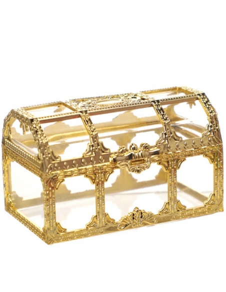 Cufar acrilic auriu, caseta 8cm