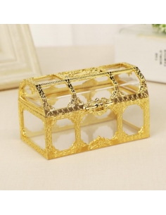 Cufar acrilic argintiu, caseta 8cm