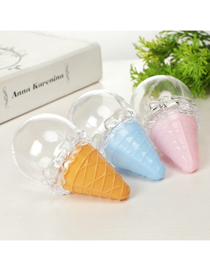 Cutiuta acrilica sub forma de inghetata 10cm