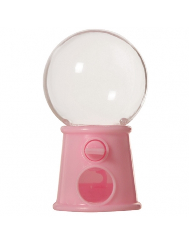 Marturie Botez Fetita Candy machine baby pink, figurina acrilica fillable 7cm