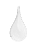 Glob picatura acrilica transparent 11 cm