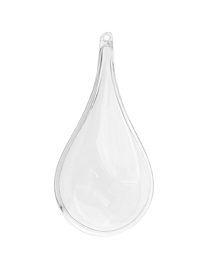 Glob picatura acrilica transparent 11 cm