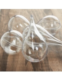 Glob picatura acrilica transparent 11 cm
