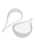 Glob picatura acrilica transparent 11 cm