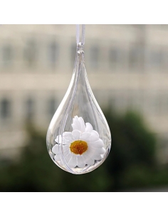 Glob picatura acrilica transparent 11 cm 2