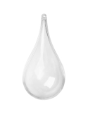 Glob picatura acrilica transparent 11 cm
