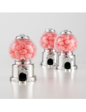 Candy machine silver, cutiuta marturie 10cm