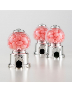 Candy machine silver, cutiuta marturie 10cm 2