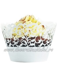 Invelitori dantelate albe 