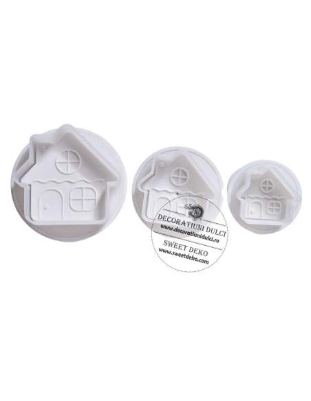 Decupatoare casuta (3buc/set)