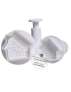 Decupatoare casuta (3buc/set) 2