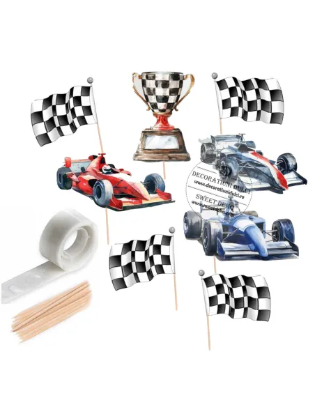 Mini toppers din carton raliu