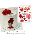 Poza pentru decor tort My Love Forever