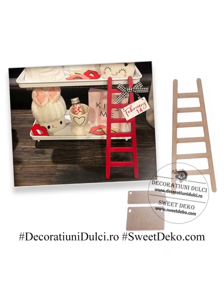 Topper scara si doua placute