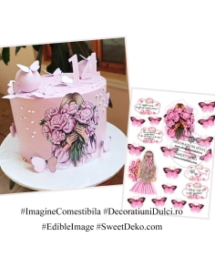 Aniversare infloritoare |Design comestibil 2