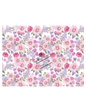 Textura floricele pastelate
