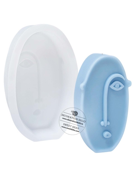 Mulaj fata abstracta ovala